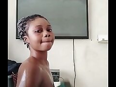 Bucket Bathing Slim South African Rubber hood Slut With Sexy Screw Me Face & Trouser snake Gulping Soft Jiggly Pear gag Shaped Monstrous Ass